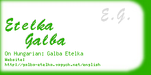 etelka galba business card